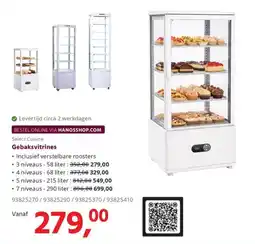 HANOS Select Cuisine Gebaksvitres aanbieding