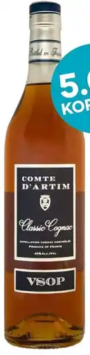 Mitra Comte d'artim vsop aanbieding