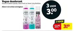 Kruidvat Vogue deodorant aanbieding