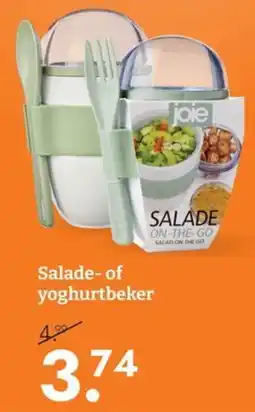 Blokker joie salade- of yoghurtbeker aanbieding