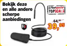 Toolspecial Fix camera aanbieding