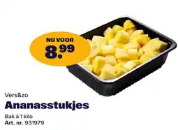 Bidfood Vers&zo Ananasstukjes aanbieding