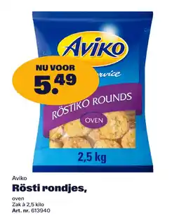 Bidfood Aviko Rösti rondjes aanbieding