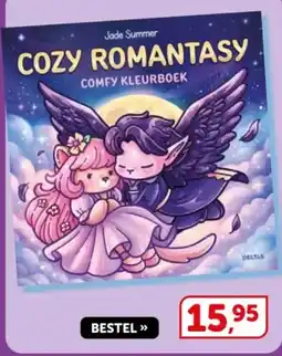 Boekenvoordeel Jade Summer Cozy Romantasy Comfy Kleurboek aanbieding