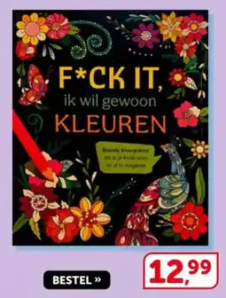 Boekenvoordeel F*CK IT, ik wil gewoon KLEUREN aanbieding
