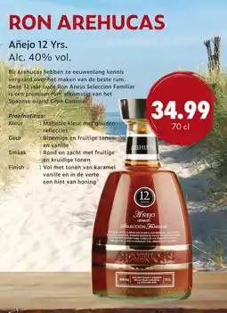 uw topSlijter Ron arehucas aanbieding