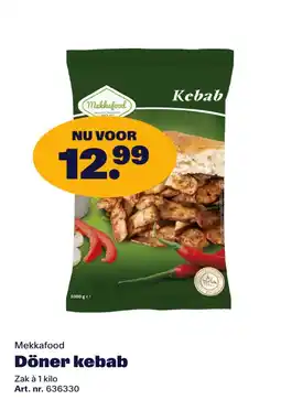 Bidfood Mekkafood Döner kebab aanbieding