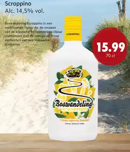 uw topSlijter Boswandeling Scroppino aanbieding
