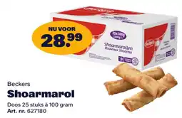 Bidfood Beckers Shoarmarol aanbieding