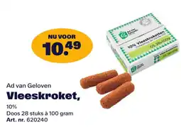 Bidfood Ad van Geloven Vleeskraket aanbieding
