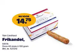 Bidfood Van Lieshout Frikandel, bikfrik aanbieding