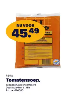Bidfood Fijnko Tomatensoep aanbieding