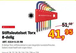 Toolspecial Swiss Tools Stiftsleutelset Torx 8-delig aanbieding