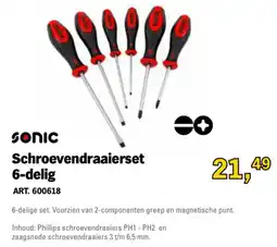 Toolspecial sonic schroevendraaierset 6-delig aanbieding