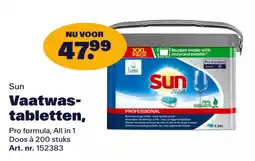 Bidfood Sun Vaatwas-tabletten aanbieding