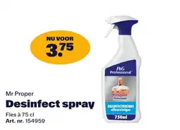 Bidfood Mr Proper Desinfect spray aanbieding