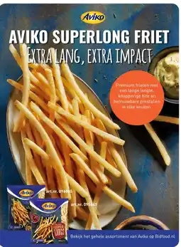 Bidfood Aviko superlong friet aanbieding