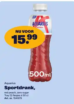Bidfood Aquarius Sportdrank aanbieding