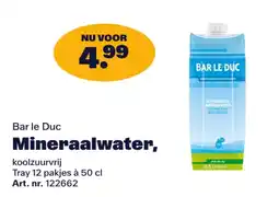 Bidfood Bar le Duc Mineraalwater aanbieding