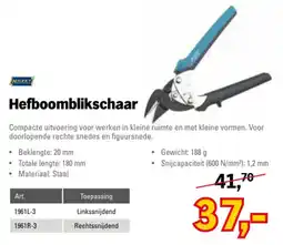 Toolspecial Hazet Hefboomblikschaar aanbieding