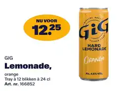 Bidfood GIG Lemonade, orange aanbieding