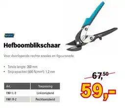 Toolspecial Hazet Hefboomblikschaar aanbieding