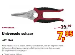 Toolspecial Kraftwerk universele schaar aanbieding