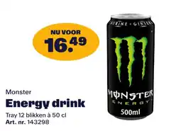 Bidfood Monster Energy drink aanbieding