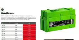 Toolspecial Kukko slagcijfersets aanbieding