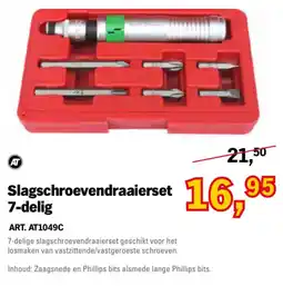 Toolspecial AT Slagschroevendraaierset 7-delig aanbieding