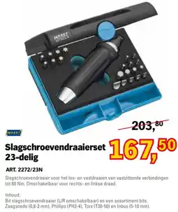 Toolspecial Hazet Slagschroevendraaierset 23-delig aanbieding