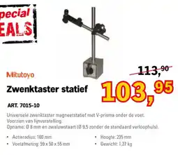 Toolspecial Mitutoyo Zwenktaster statief aanbieding