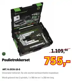 Toolspecial Kiekko Poulietrekkerset aanbieding