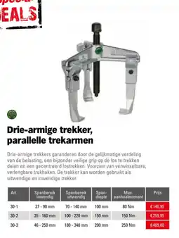 Toolspecial KUKA Drie-armige trekker, parallelle trekarmen aanbieding