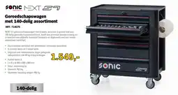 Toolspecial Sonic NEXT S7 Gereedschapswagen met 140-delig assortiment aanbieding
