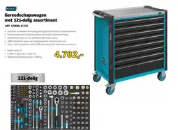 Toolspecial Hazet gereedschapswagen met 321-delig assortiment aanbieding