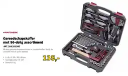 Toolspecial Kraftwerk gereedschapskoffer met 96-delig assortiment aanbieding
