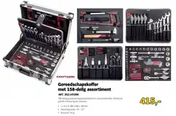 Toolspecial Kraftwerk gereedschap met 158 delig assortiment aanbieding