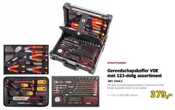 Toolspecial Kraftwerk Gereedschapskoffer VDE met 123-delig assortiment aanbieding