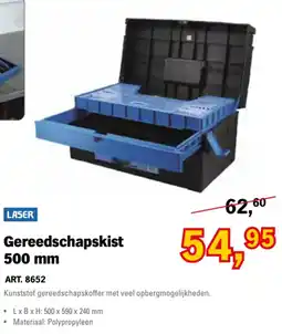 Toolspecial Laser gereedschapskist 500 mm aanbieding