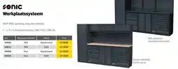 Toolspecial Sonic Werkplaatsysteem aanbieding