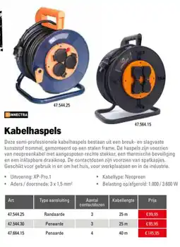 Toolspecial Connectra Kabelhaspels aanbieding