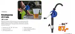 Toolspecial pressol rotatiepomp 25 l/min aanbieding