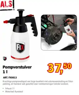 Toolspecial Fix pompverstuiver 1 l aanbieding