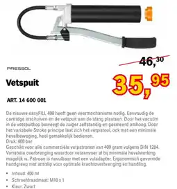 Toolspecial Pressol Vetspuit aanbieding