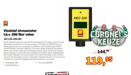 Toolspecial Mecube Vloeistof niveaumeter t.b.v. 200 liter vaten aanbieding