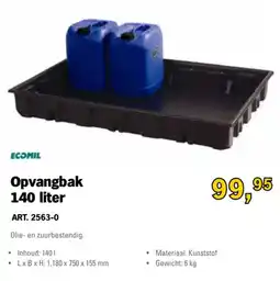 Toolspecial ecomil opvangbak 140 liter aanbieding