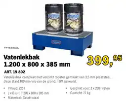 Toolspecial Pressol vatenlekbak aanbieding