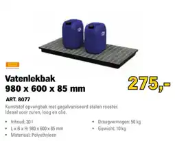 Toolspecial CENRO Vatenlekbak aanbieding