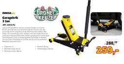 Toolspecial OmegaLift Garagekrik 3 ton aanbieding